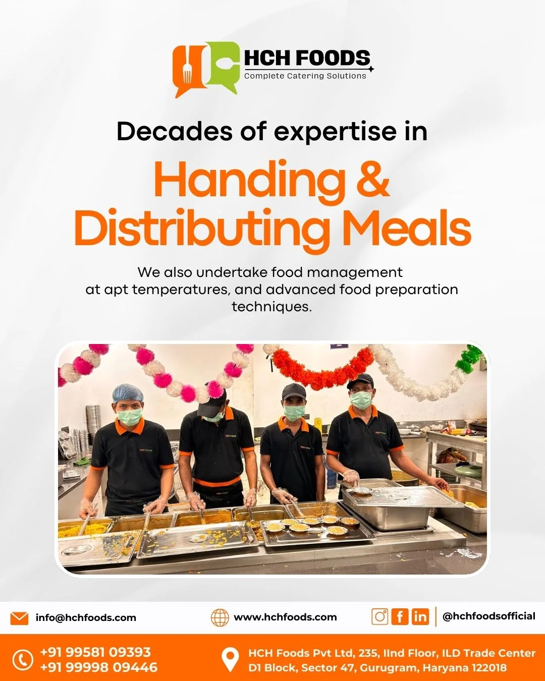 HCH Foods | Industrial Catering, Corporate Catering & Commercial Catering